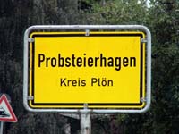 Probsteierhagen Village Sign